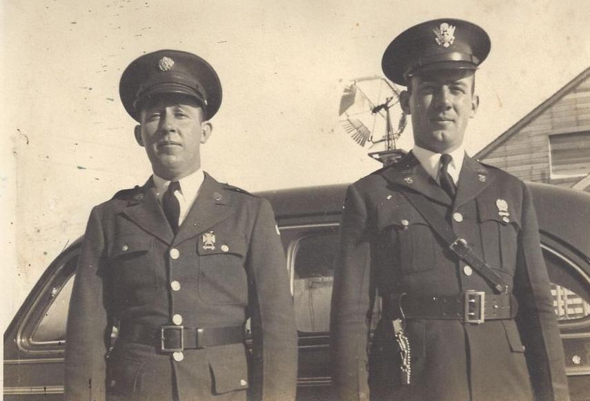 Lt. Leo Cooksley and Pvt. Kenneth Pirnie